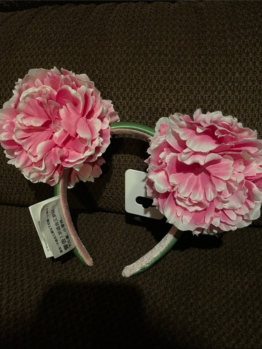 Disney Pink Floral Ears Headband